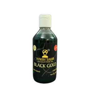 Black gold hair oil